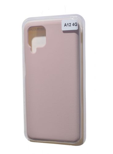 Чехол-накладка для Samsung A125F A12/M12 VEGLAS SILICONE CASE закрытый светло-розовый (18) оптом, в розницу Центр Компаньон