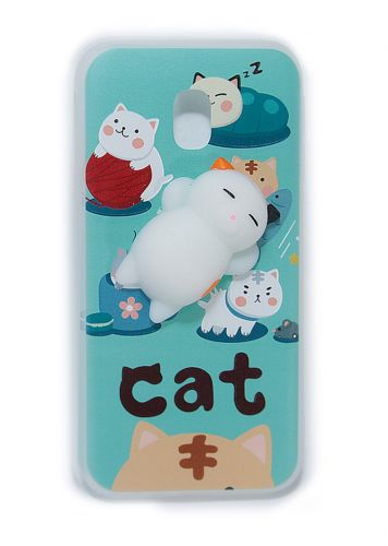 Чехол-накладка для Samsung J330F J3 2017 Антистресс CARTOON TPU #2 - фото