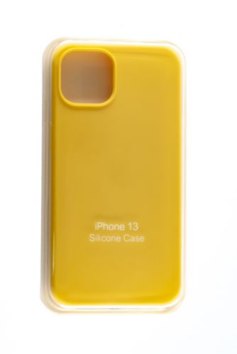Чехол-накладка для iPhone 13 SILICONE CASE закрытый желтый (4) - оптовая продажа Чехол-накладка для iPhone 13 SILICONE CASE закрытый желтый (4) - фото
