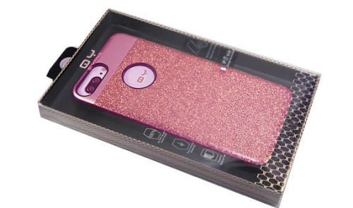 Чехол-накладка для iPhone 7/8 Plus OY МЕТАЛЛ TPU 003 розовый оптом, в розницу Центр Компаньон фото 2