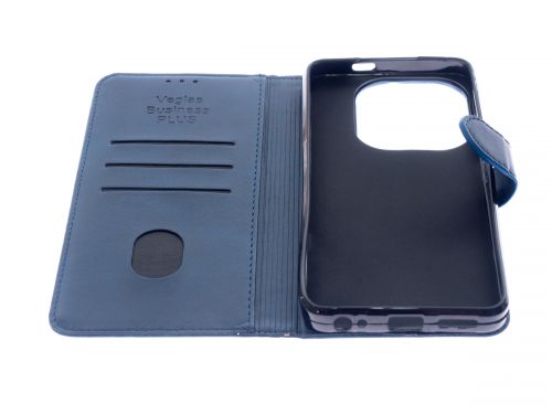Чехол-книжка для Tecno Spark GO 2024 VEGLAS BUSINESS PLUS синий - оптовая продажа фото 3 Чехол-книжка для Tecno Spark GO 2024 VEGLAS BUSINESS PLUS синий - фото фото 3