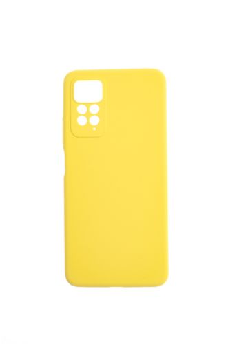 Чехол-накладка для XIAOMI Redmi Note 11 Pro SILICONE CASE NL OP закрытый желтый (20) - фото