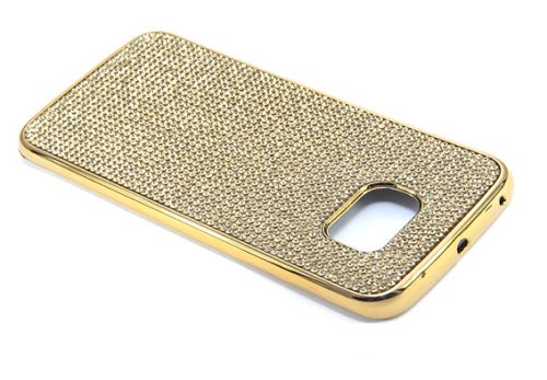 Чехол-накладка для Samsung G950H S8 C-CASE стразы РАМКА TPU золото оптом, в розницу Центр Компаньон фото 3