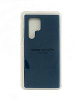 Купить Чехол-накладка для Samsung S908B S22 Ultra VEGLAS SILICONE CASE закрытый темно-синий (8) оптом, в розницу в ОРЦ Компаньон