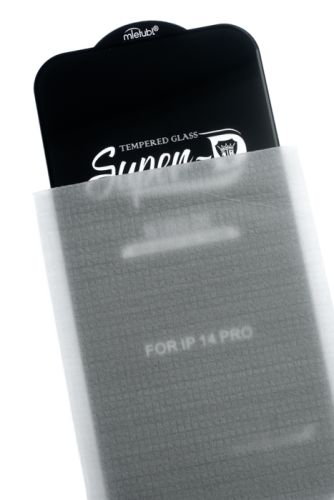 Защитное стекло для iPhone 14 Pro Mietubl Super-D пакет черный оптом, в розницу Центр Компаньон фото 2