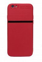 Купить Чехол-накладка для iPhone 6/6S Plus  NEW LINE LITCHI TPU красный оптом, в розницу в ОРЦ Компаньон