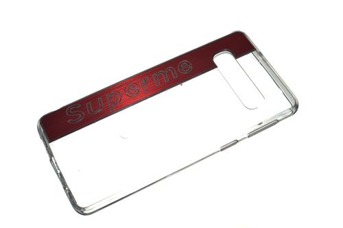 Чехол-накладка для Samsung G973 S10 SUPERME TPU красный оптом, в розницу Центр Компаньон фото 2