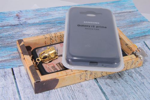 Чехол-накладка для Samsung G530/G532 J2 Prime SILICONE CASE закрытый черный - фото фото 2