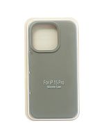 Купить Чехол-накладка для iPhone 15 Pro VEGLAS SILICONE CASE NL закрытый серый (23) оптом, в розницу в ОРЦ Компаньон