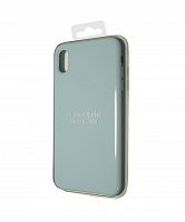 Купить Чехол-накладка для iPhone XS Max SILICONE CASE сиренево-голубой (5) оптом, в розницу в ОРЦ Компаньон