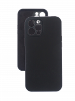 Чехол-накладка для iPhone 14 Pro Max VEGLAS SILICONE CASE Защита камеры (18) черный - фото