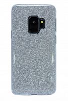 Чехол-накладка для Samsung G960F S9 JZZS Shinny 3в1 TPU серебро - фото