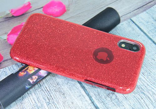 Чехол-накладка для iPhone XR JZZS Shinny 3в1 TPU красная - фото фото 3