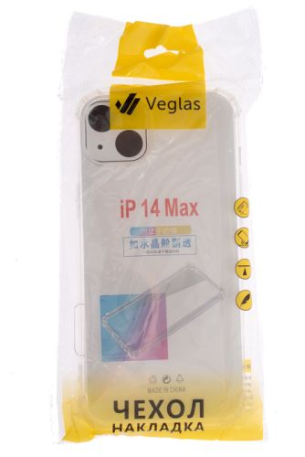 Чехол-накладка для iPhone 14 Plus VEGLAS Air Antishock прозрачный оптом, в розницу Центр Компаньон фото 3