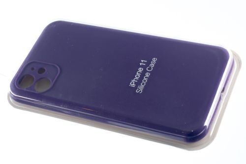 Чехол-накладка для iPhone 11 SILICONE CASE Защита камеры фиолетовый (45) оптом, в розницу Центр Компаньон фото 2