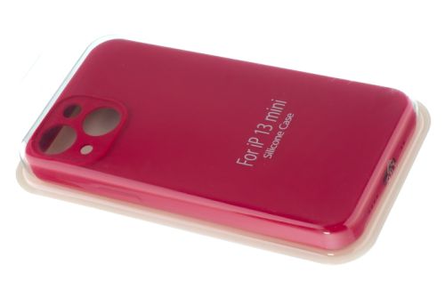 Чехол-накладка для iPhone 13 Mini SILICONE CASE NL Защита камеры вишневый (36) оптом, в розницу Центр Компаньон фото 2