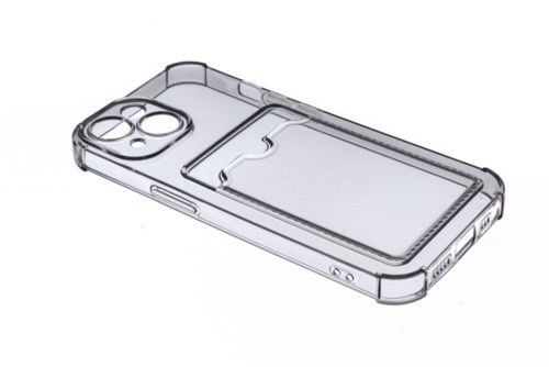 Чехол-накладка для iPhone 15 VEGLAS Air Pocket черно-прозрачный - фото фото 2