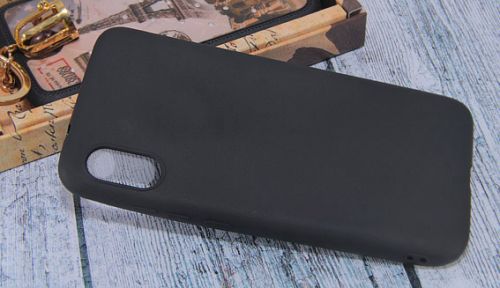 Чехол-накладка для XIAOMI Redmi Note6 FASHION TPU матовый черный оптом, в розницу Центр Компаньон