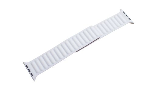 Ремешок для Apple Watch Silicone Magnetic Loop 42/44mm белый оптом, в розницу Центр Компаньон фото 2