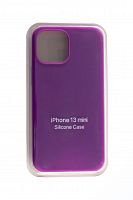 Чехол-накладка для iPhone 13 Mini SILICONE CASE закрытый фиолетовый (45) - фото