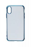 Купить Чехол-накладка для iPhone XR ELECTROPLATED TPU DOKA синий оптом, в розницу в ОРЦ Компаньон