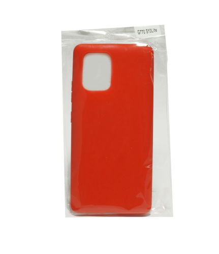 Чехол-накладка для Samsung G770 S10 Lite LATEX красный оптом, в розницу Центр Компаньон фото 2
