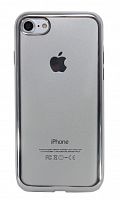 Купить Чехол-накладка для iPhone 7/8/SE РАМКА TPU серебро																																					 оптом, в розницу в ОРЦ Компаньон