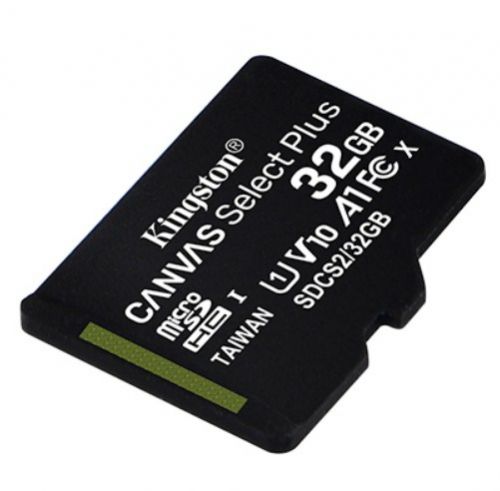 Карта памяти MicroSD 32 Gb Класс 10 Kingston Canvas Select UHS-I U1 80Mb/s без адаптера - оптовая продажа фото 2 Карта памяти MicroSD 32 Gb Класс 10 Kingston Canvas Select UHS-I U1 80Mb/s без адаптера - фото фото 2