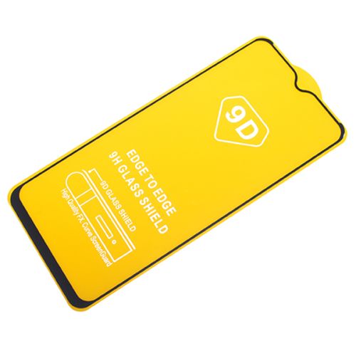 Защитное стекло для Realme C11 FULL GLUE (желтая основа) пакет черный оптом, в розницу Центр Компаньон фото 2
