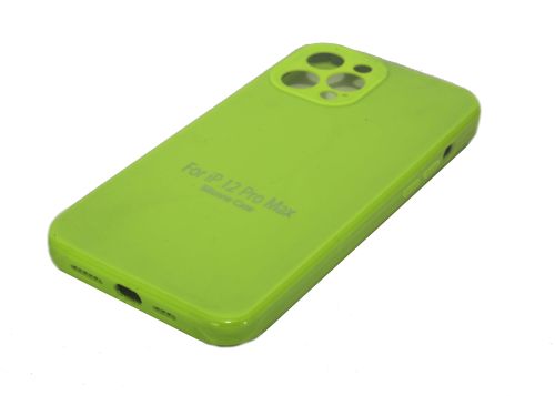 Чехол-накладка для iPhone 12 Pro Max VEGLAS SILICONE CASE NL Защита камеры лайм (60) оптом, в розницу Центр Компаньон фото 2