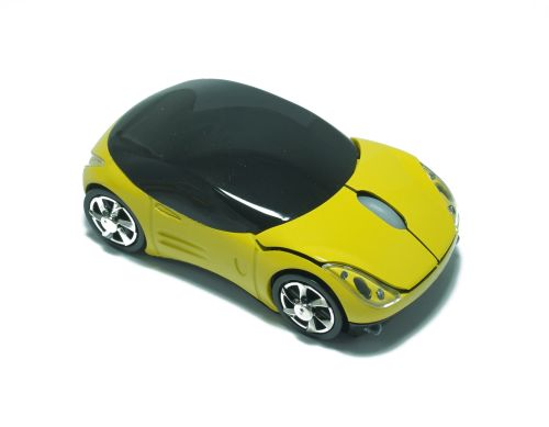 Беспроводная мышь CAR желтый оптом, в розницу Центр Компаньон фото 2