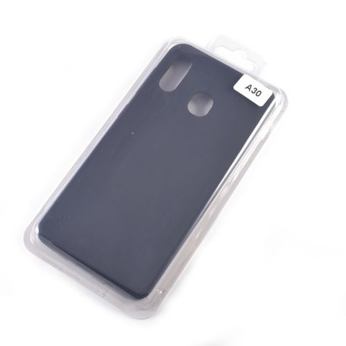 Чехол-накладка для Samsung A305F A30/A205F A20 VEGLAS SILICONE CASE закрытый черный (3) - фото фото 2