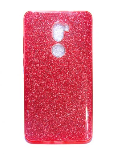 Чехол-накладка для XIAOMI Mi5S Plus JZZS Shinny 3в1 TPU красная - фото