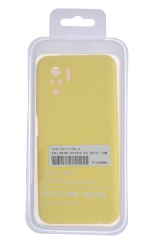 Чехол-накладка для XIAOMI Redmi Note 10 SILICONE CASE OP закрытый желтый (20) оптом, в розницу Центр Компаньон фото 4
