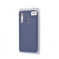 Чехол-накладка для HUAWEI Y6P VEGLAS SILICONE CASE закрытый темно-синий (8)		 - фото