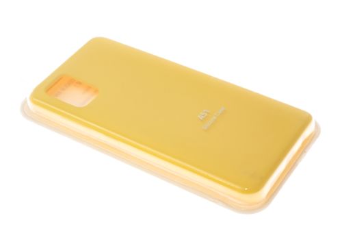 Чехол-накладка для Samsung A515F A51 SILICONE CASE закрытый желтый (20) оптом, в розницу Центр Компаньон фото 2