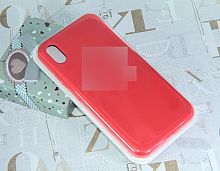 Купить Чехол-накладка для iPhone XS Max SILICONE CASE закрытый красная (14) оптом, в розницу в ОРЦ Компаньон