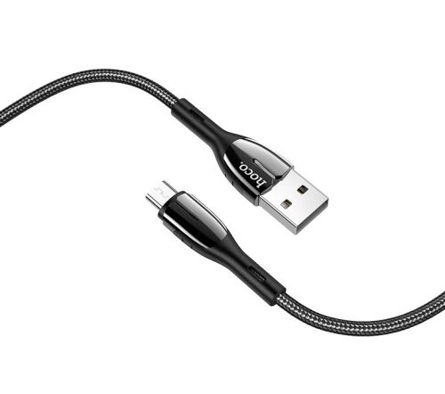 Кабель USB-Micro USB HOCO U89 Safeness 2.4A 1.2м черный оптом, в розницу Центр Компаньон фото 4