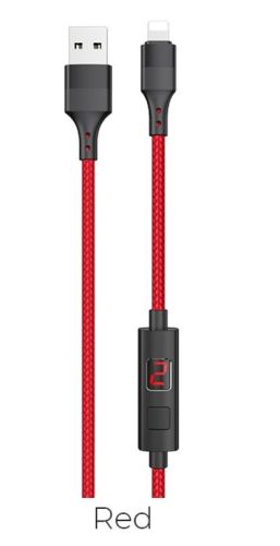 Кабель USB-Micro USB HOCO S13 Central control timing красный оптом, в розницу Центр Компаньон фото 3