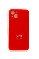 Купить Чехол-накладка для iPhone 13 SILICONE CASE NL Защита камеры красная (14) оптом, в розницу в ОРЦ Компаньон