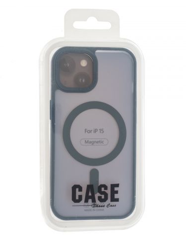 Чехол-накладка для iPhone 15 VEGLAS Fog Magnetic темно-синий оптом, в розницу Центр Компаньон фото 4