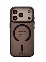 Чехол-накладка для iPhone 17 Pro VEGLAS Fog Magnetic серый - фото