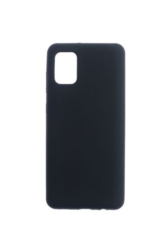Чехол-накладка для Samsung A315F A31 SILICONE CASE NL OP закрытый черный (3) - фото