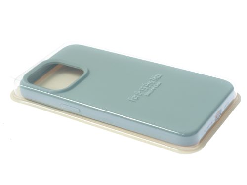 Чехол-накладка для iPhone 15 Pro Max SILICONE CASE закрытый светло-серый (26) оптом, в розницу Центр Компаньон фото 2