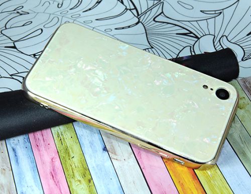 Чехол-накладка для iPhone XR SPANGLES GLASS TPU золото																														 оптом, в розницу Центр Компаньон фото 3