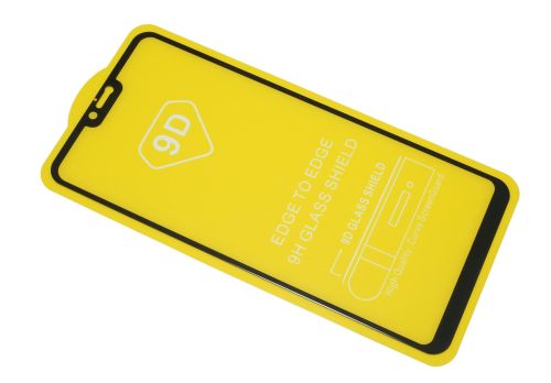 Защитное стекло для XIAOMI Redmi Note 6 FULL GLUE (желтая основа) пакет черный оптом, в розницу Центр Компаньон фото 3