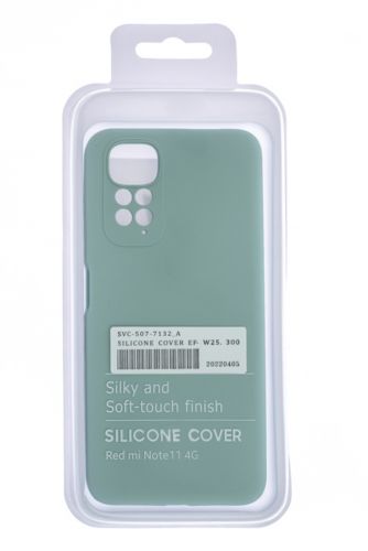 Чехол-накладка для XIAOMI Redmi Note 11 SILICONE CASE OP закрытый бирюзовый (2) - оптовая продажа фото 4 Чехол-накладка для XIAOMI Redmi Note 11 SILICONE CASE OP закрытый бирюзовый (2) - фото фото 4