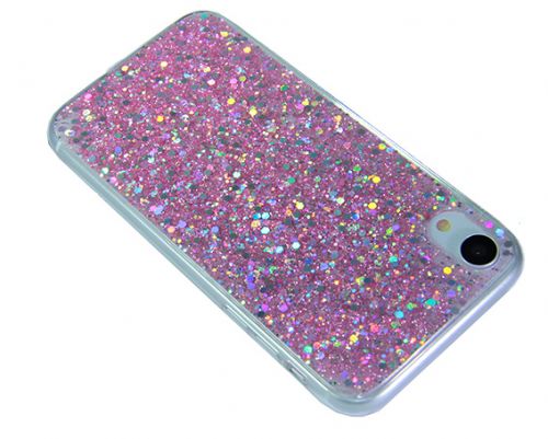 Чехол-накладка для iPhone XR DROP STAR TPU розовый - фото фото 3