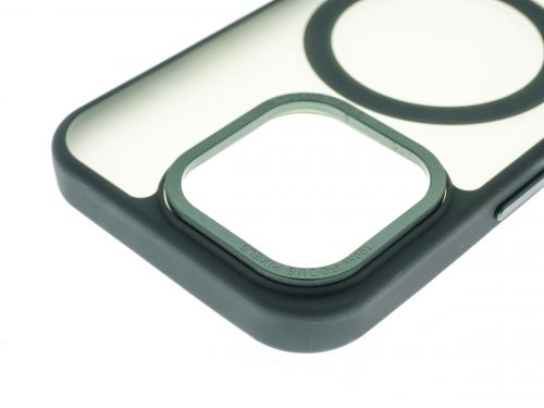 Чехол-накладка для iPhone 15 Pro VEGLAS Fog Magnetic зеленый оптом, в розницу Центр Компаньон фото 3