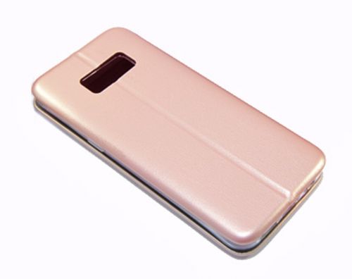 Чехол-книжка для Samsung G955F S8 Plus BUSINESS ONE WINDOW розовое золото - фото фото 3